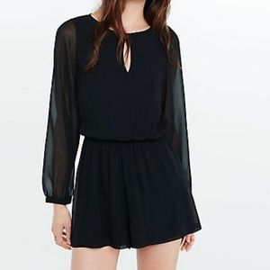 Black Keyhole Romper